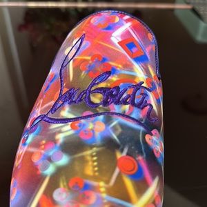 ⭐️⭐️⭐️SOLD ⭐️⭐️⭐️Christian Louboutin Navy Coolito Disco Mule Slippers